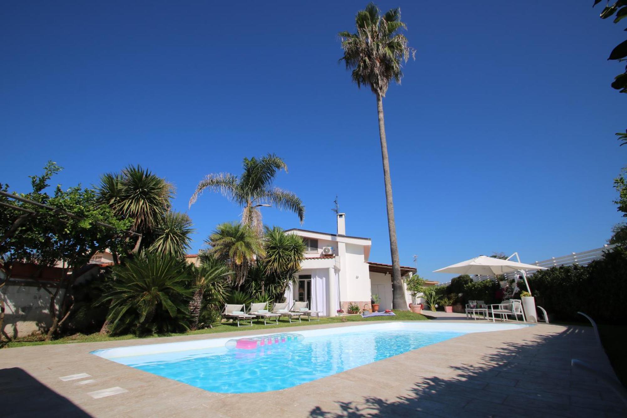 Edri Beach House - Villa Con Piscina 폰테카냐노 외부 사진