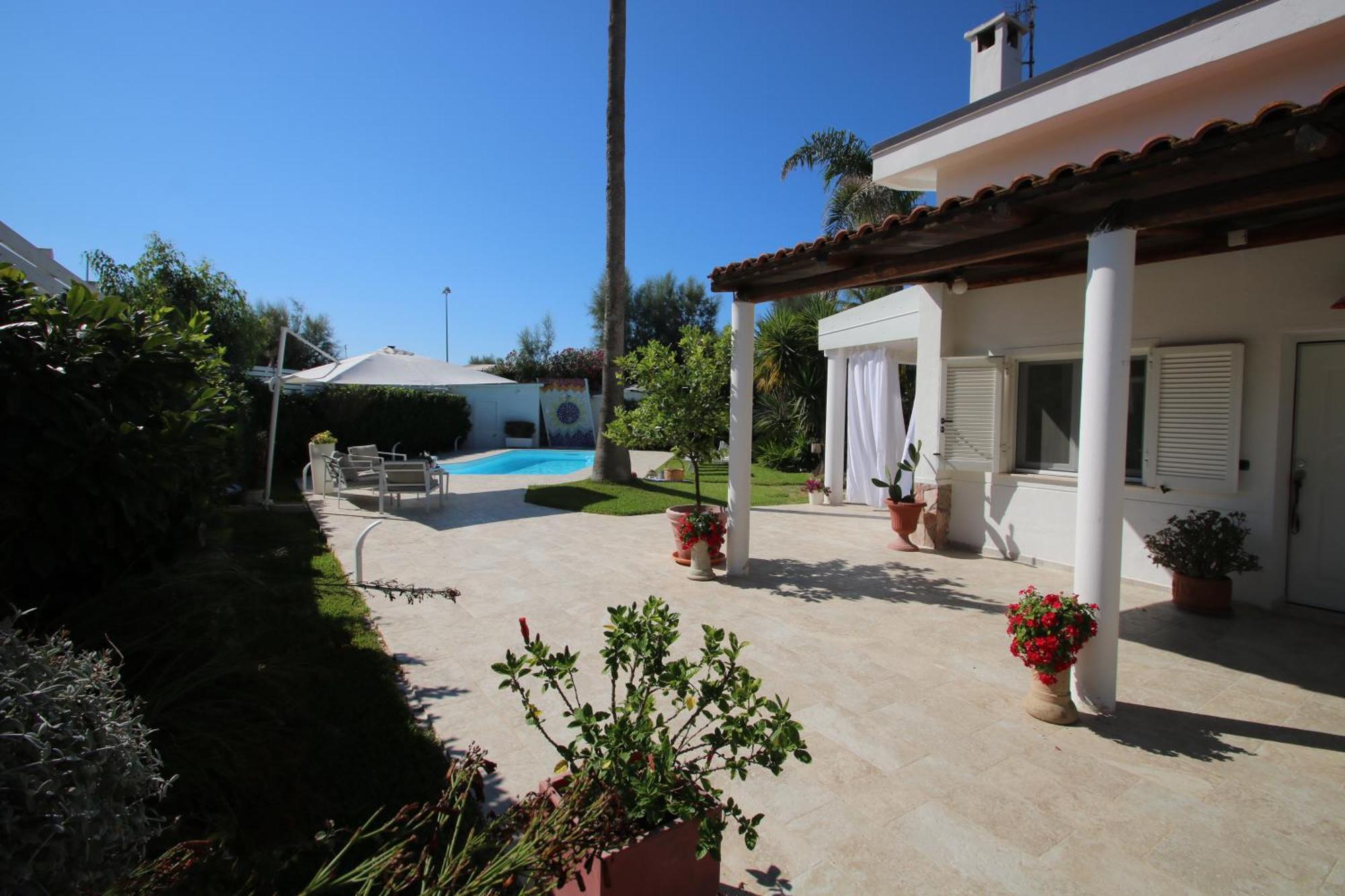 Edri Beach House - Villa Con Piscina 폰테카냐노 외부 사진
