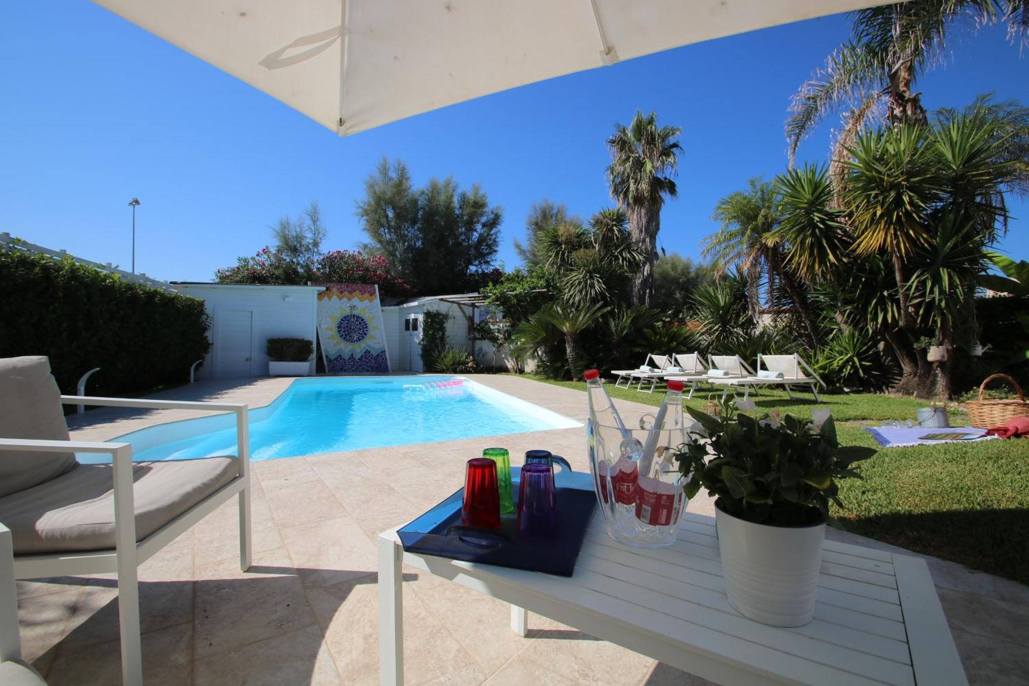 Edri Beach House - Villa Con Piscina 폰테카냐노 외부 사진